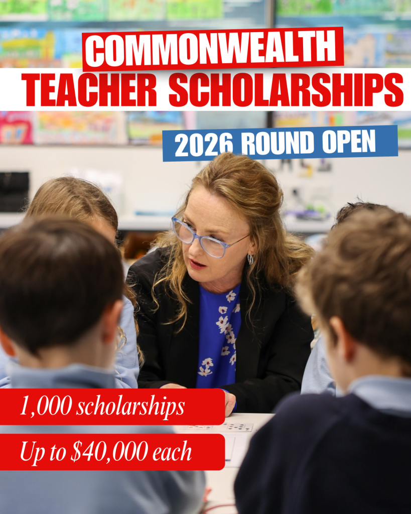 $40,000 SCHOLARSHIPS TO ENCOURAGE MORE PEOPLE TO BECOME A TEACHER IN MACARTHUR Main Image